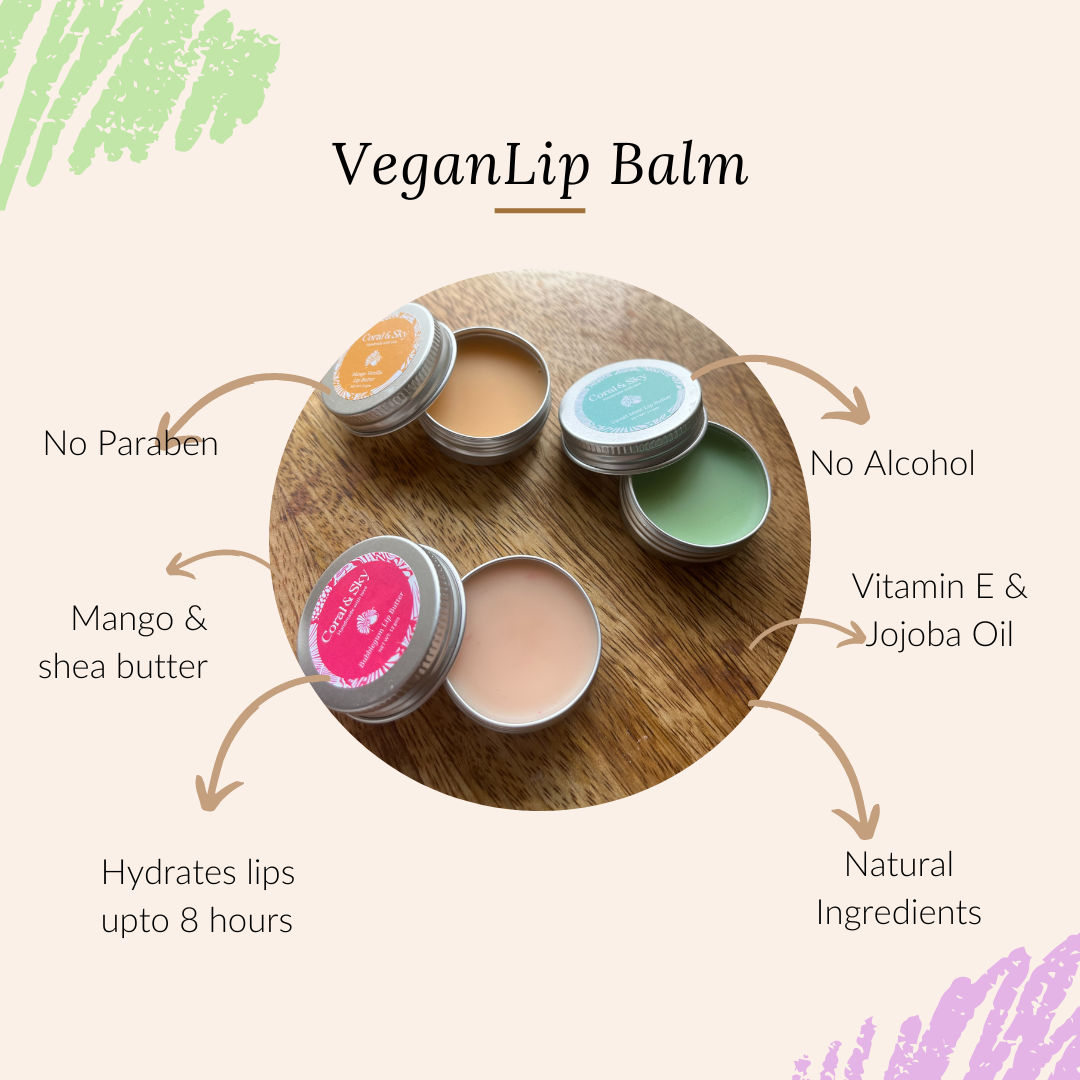 Vegan Lip Balm - Hydrate Lips With Clean, Cruelty-free Ingredients