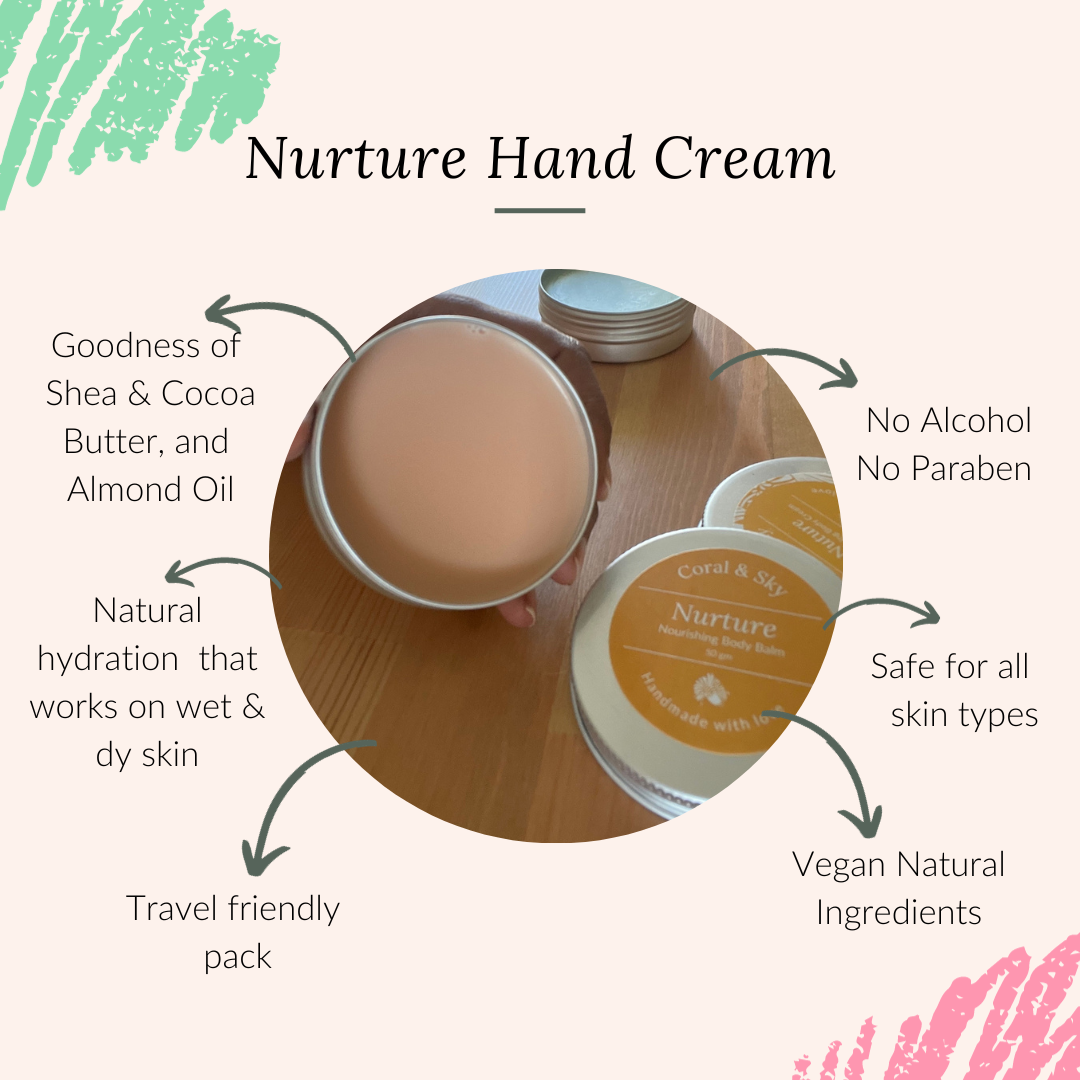 Nurture -  Nourishing Body Balm | Hand Cream | Multi-Purpose Salve - Pack of 2