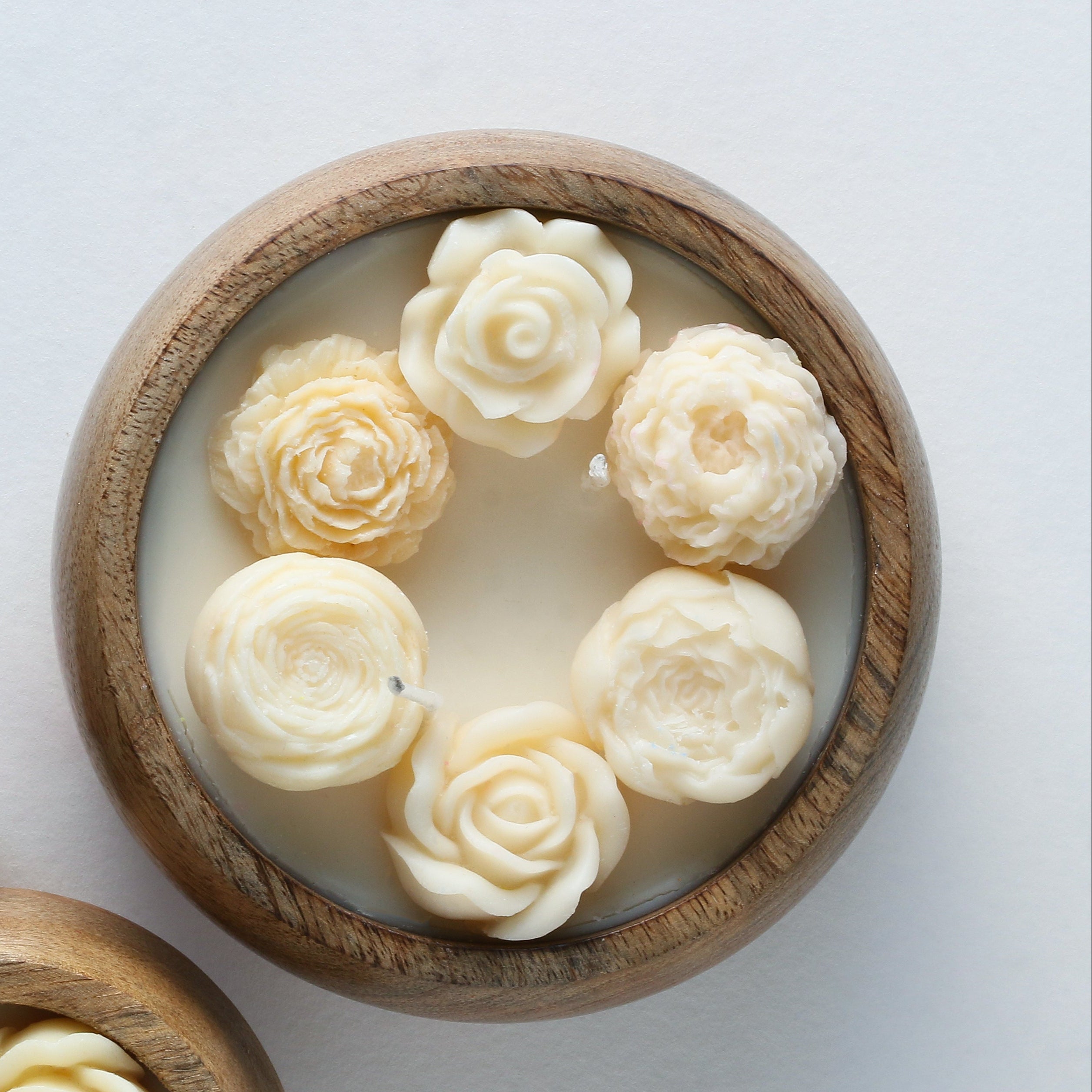 Scented Artisanal Candle Round - Vanilla Tonka