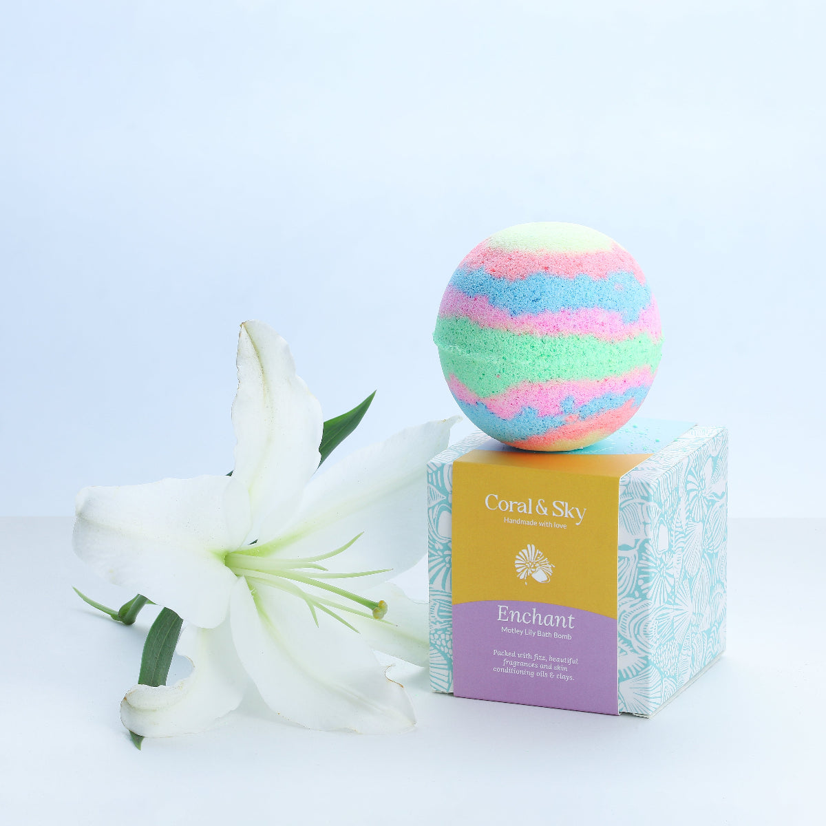 Fresh Lily Fragrance Motley Bath Bomb