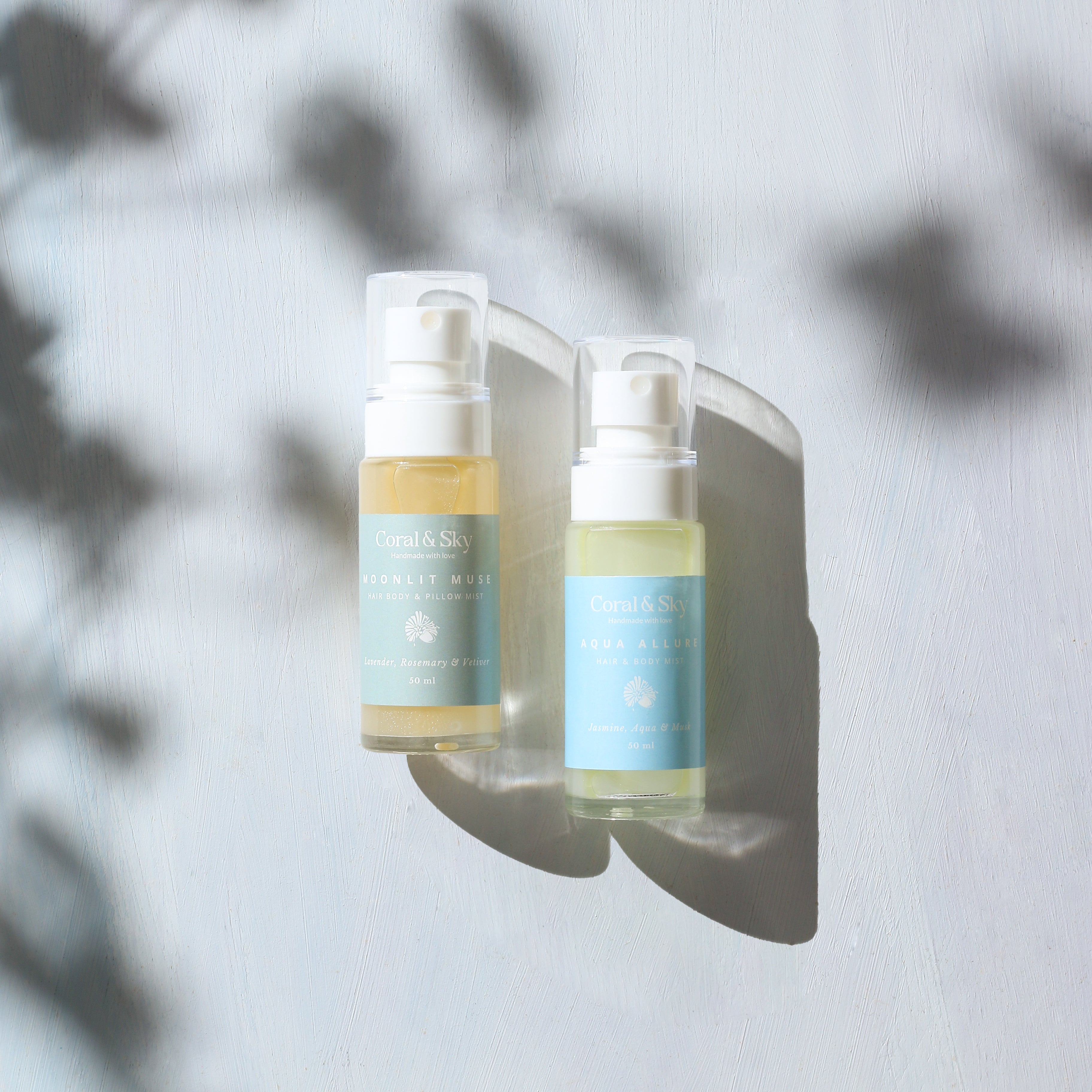 Hair & Body Mist Alcohol Free Hair & Skin Loving Ingredients - Jasmine Aqua Amber