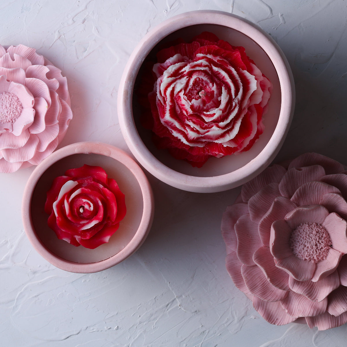 Blush Bloom: Tall Jar Candle