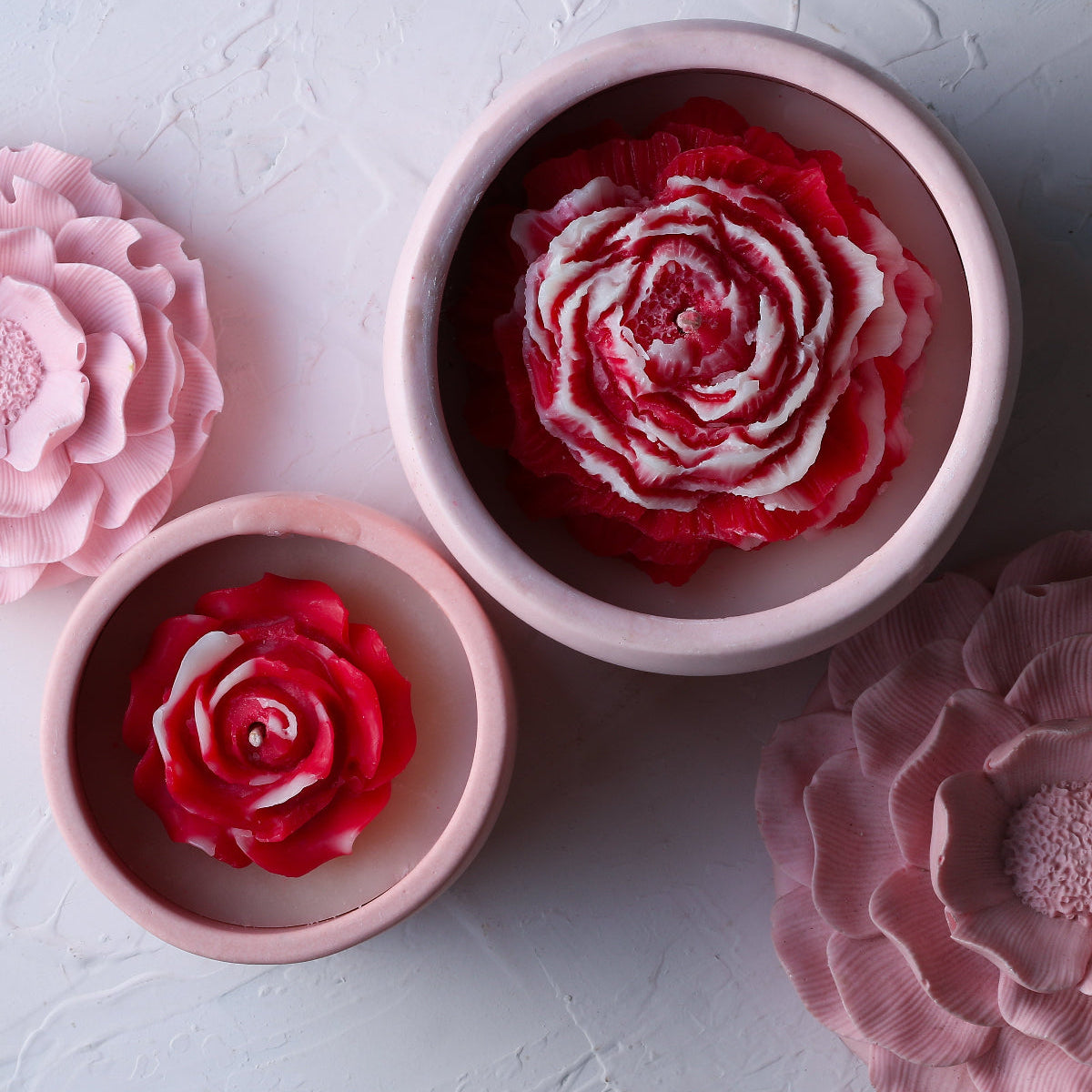Blush Bloom: Tall Jar Candle